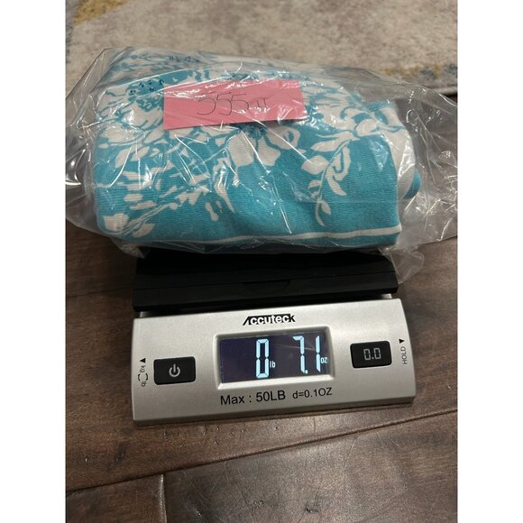 Pappagallo Floral V Neck Short Sleeve Top Cotton White Turquoise Sz 1X - Picture 9 of 9